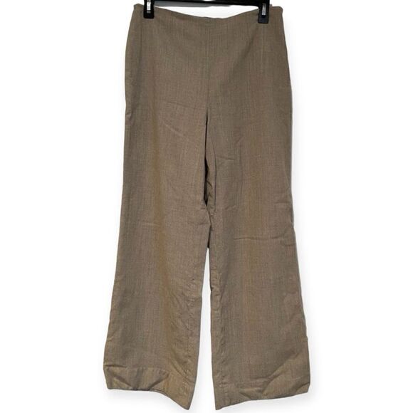 Ralph Lauren Black Label Wide Leg Side Zip Trouser Pants Size 12 - Picture 1 of 7